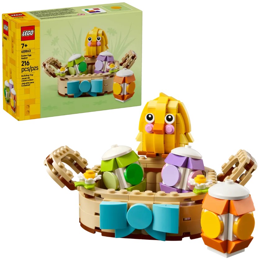 LEGO® Easter Egg Basket | 216 Pieces | Ages 7+ Spring Building Set
