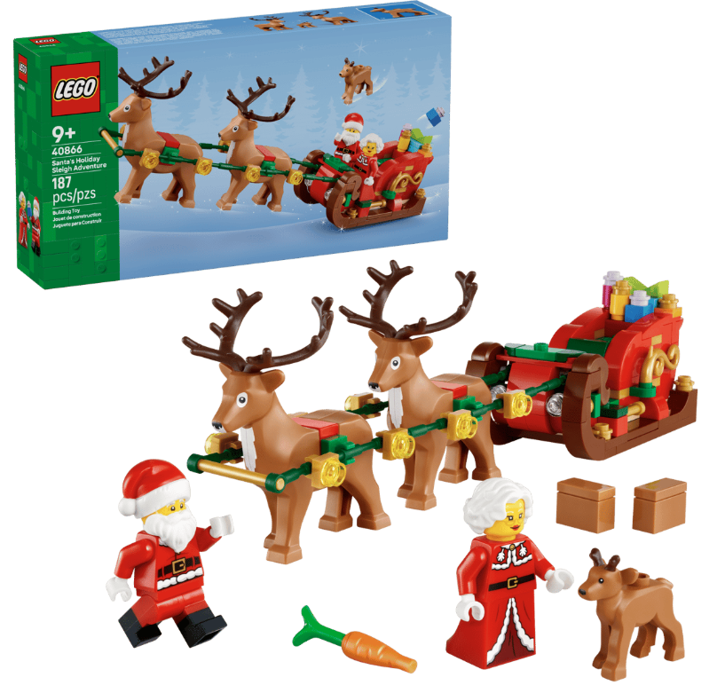 LEGO® Santa's Holiday Sleigh Adventure | 187 Pieces | Ages 9 And Up
