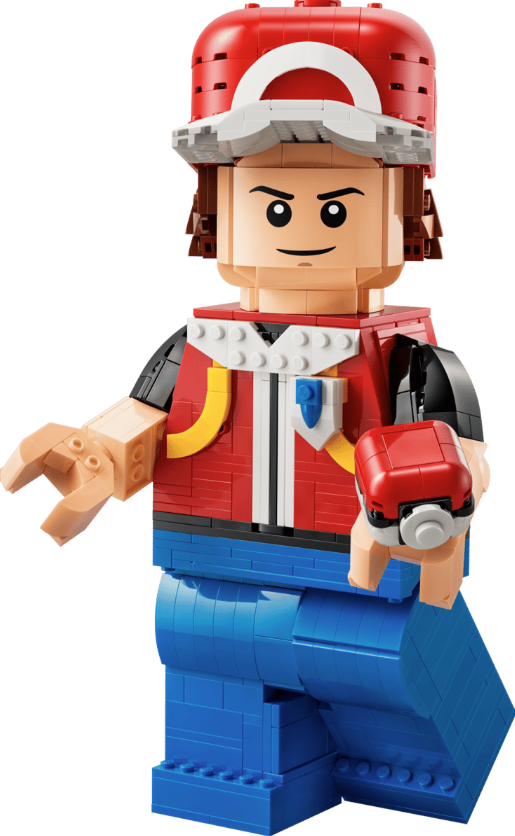 LEGO® Pokemon Up-Scaled Red Minifigure | 930 Pieces | Ages 10+