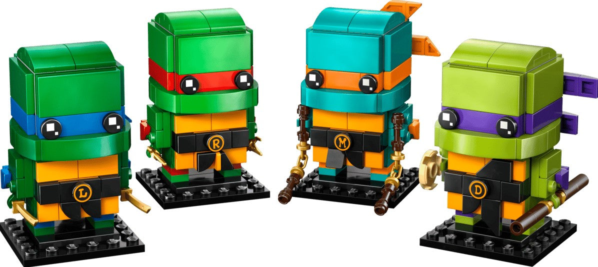 LEGO® BrickHeadz Teenage Mutant Ninja Turtles Figures | 567 Pieces | Ages 10+