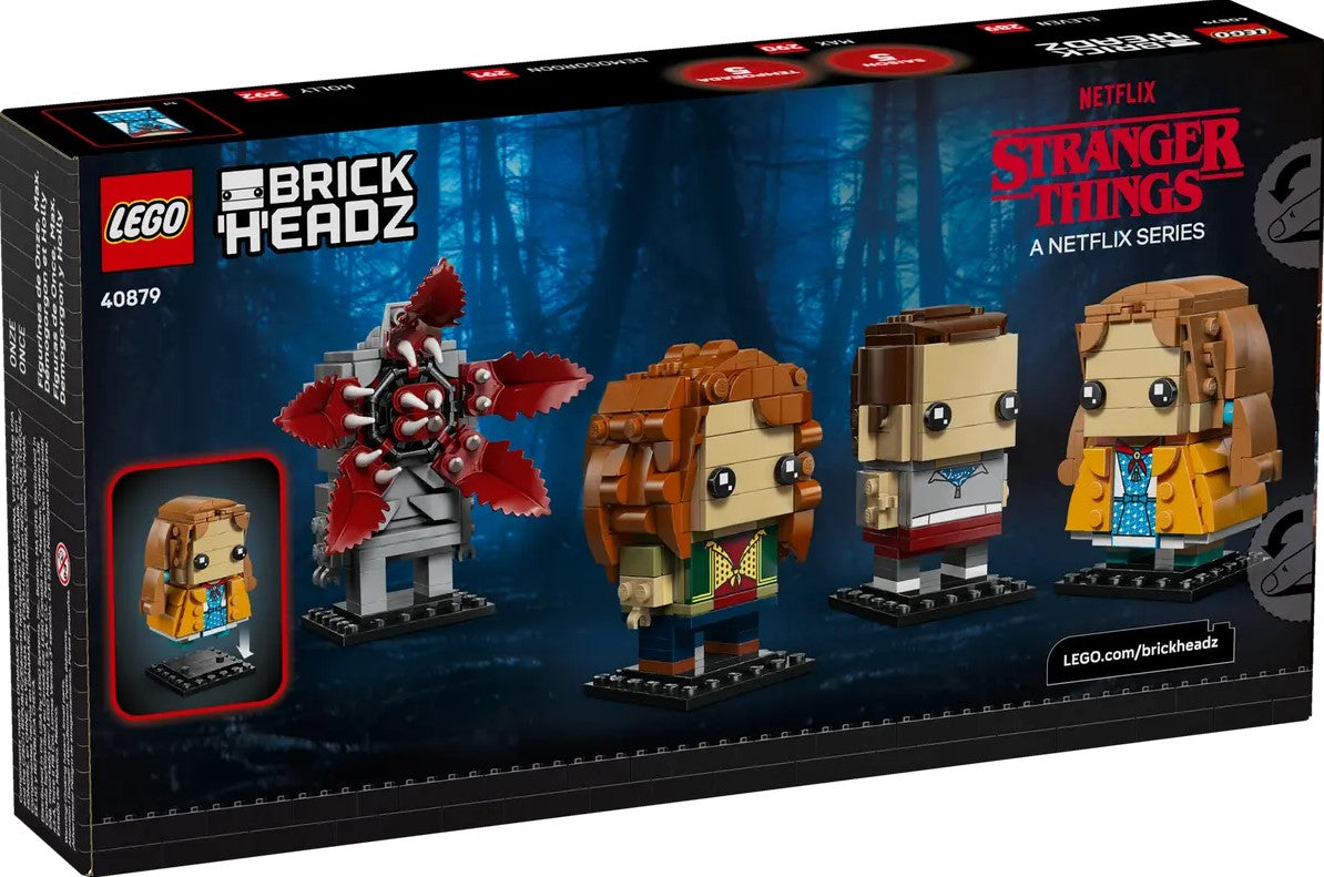 LEGO® BrickHeadz Stranger Things Figures | 584 Pieces | 4 Characters | Ages 10+