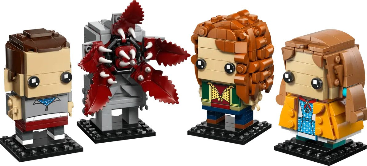 LEGO® BrickHeadz Stranger Things Figures | 584 Pieces | 4 Characters | Ages 10+