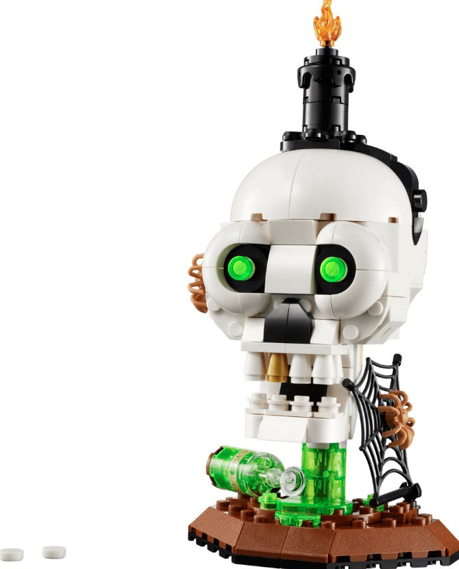 LEGO® Halloween Skull Candle Building Set | 204 Pieces | Ages 9+