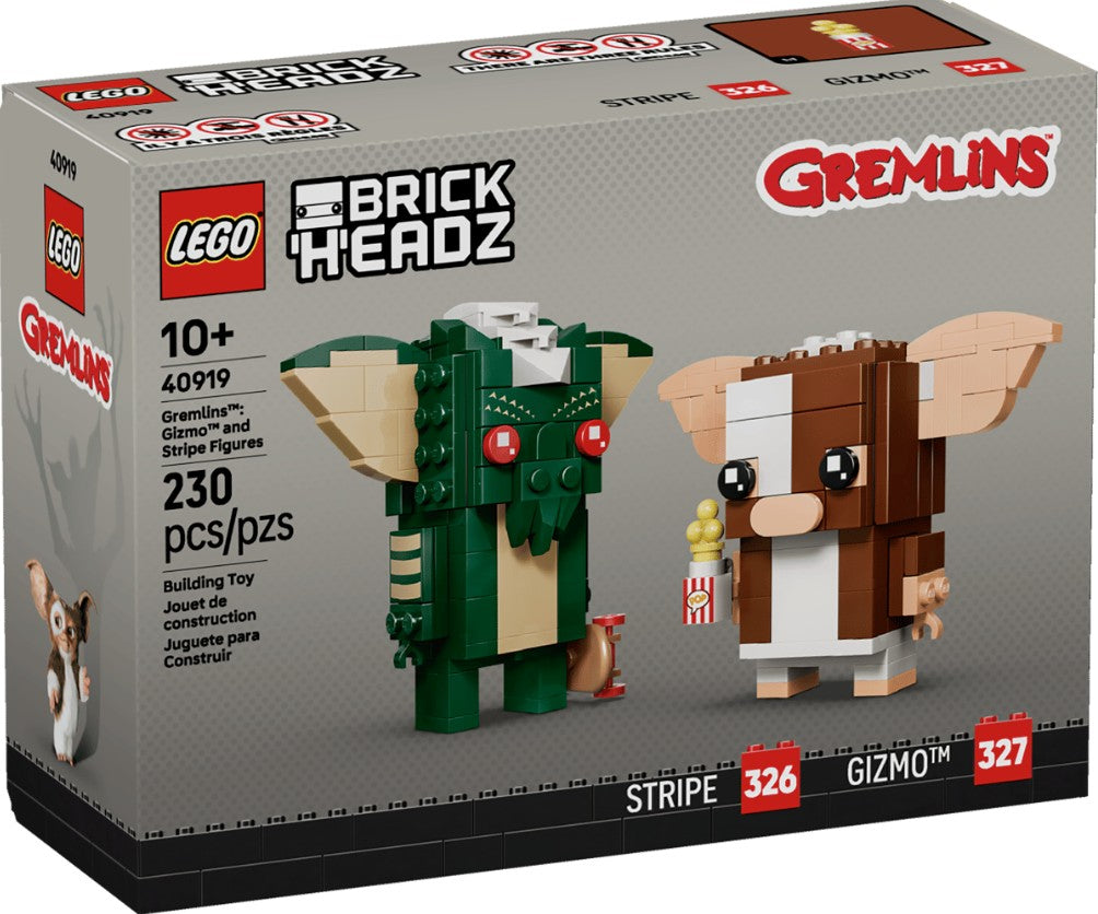 LEGO® BrickHeadz Gremlins Figures | Gizmo And Stripe | 230 Pieces