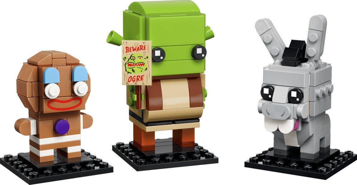 LEGO® BrickHeadz Figures | 259 Pieces | Ages 10 And Up | Shrek Donkey Gingy