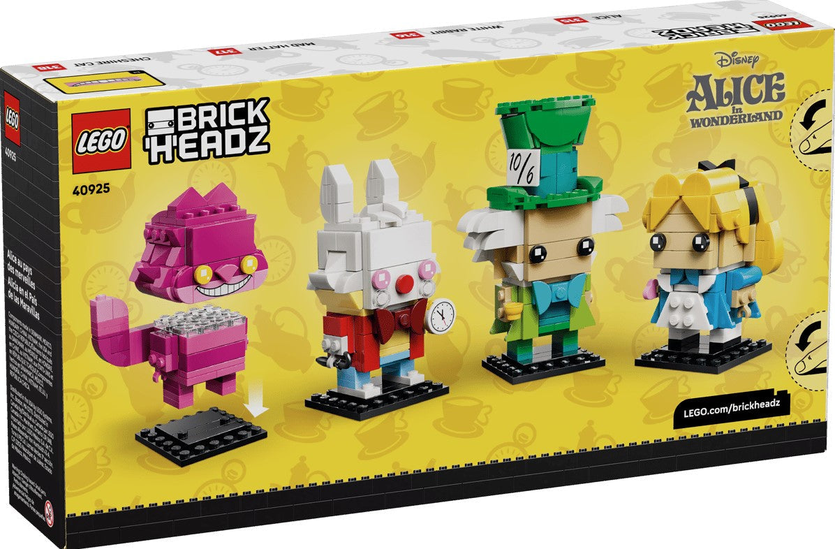 LEGO® BrickHeadz Alice In Wonderland Set | 601 Pieces | Ages 10+