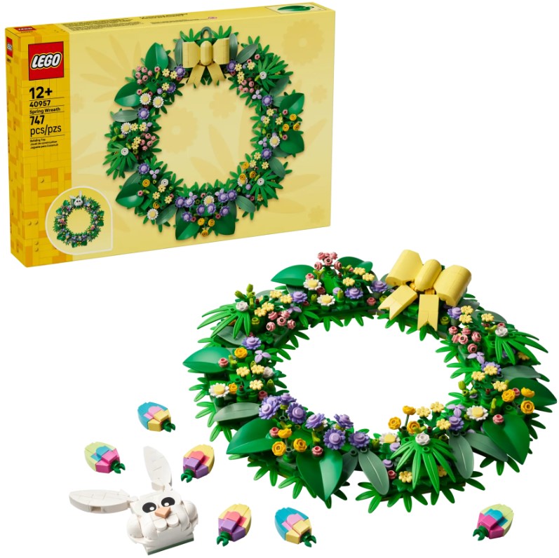 LEGO® Spring Wreath Building Set | 747 Pieces | Ages 12 and Up