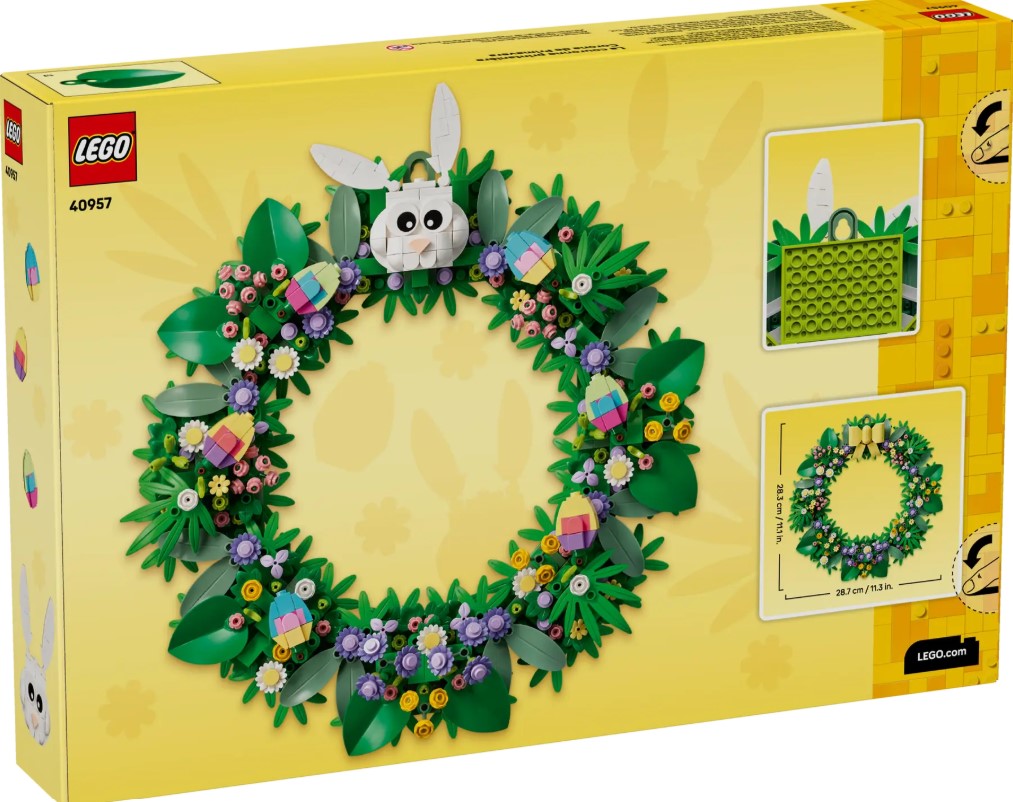LEGO® Spring Wreath Building Set | 747 Pieces | Ages 12 and Up