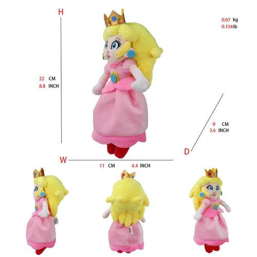 41 Adorable Mario Plush Toys - Princess Peach, Toadette & Bowser JR - ToylandEU