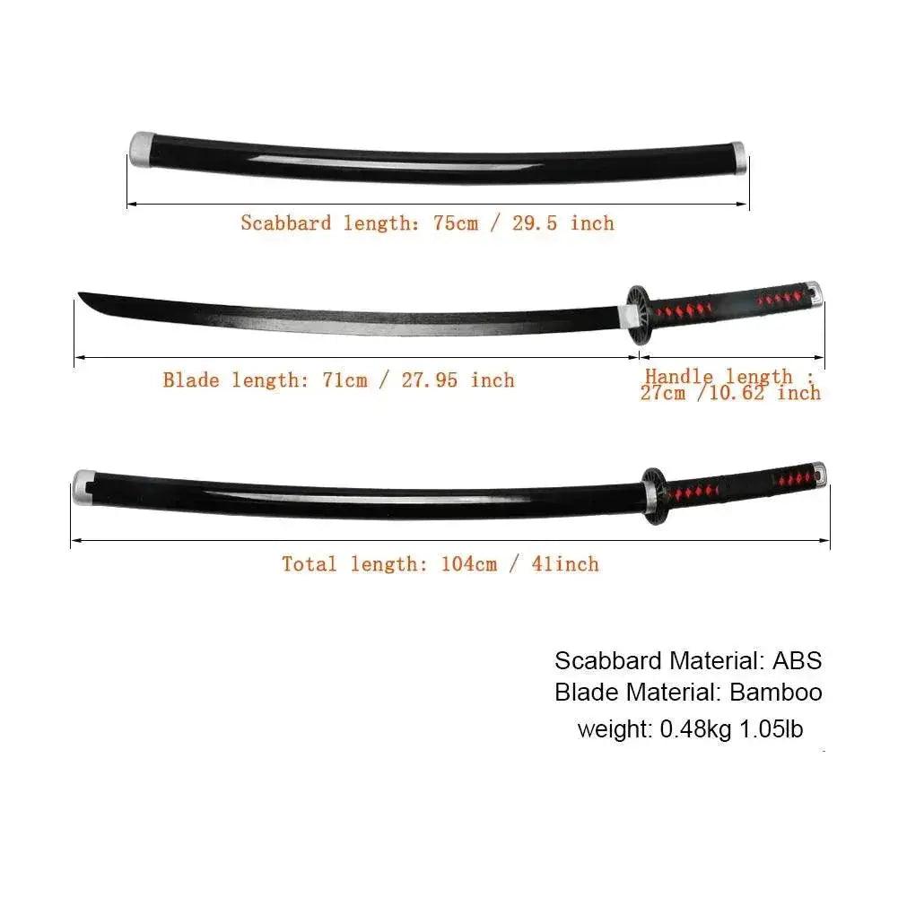  41 Inch Demon Slayer Samurai Katana Sword With Belt And Holder -  ToylandEU™