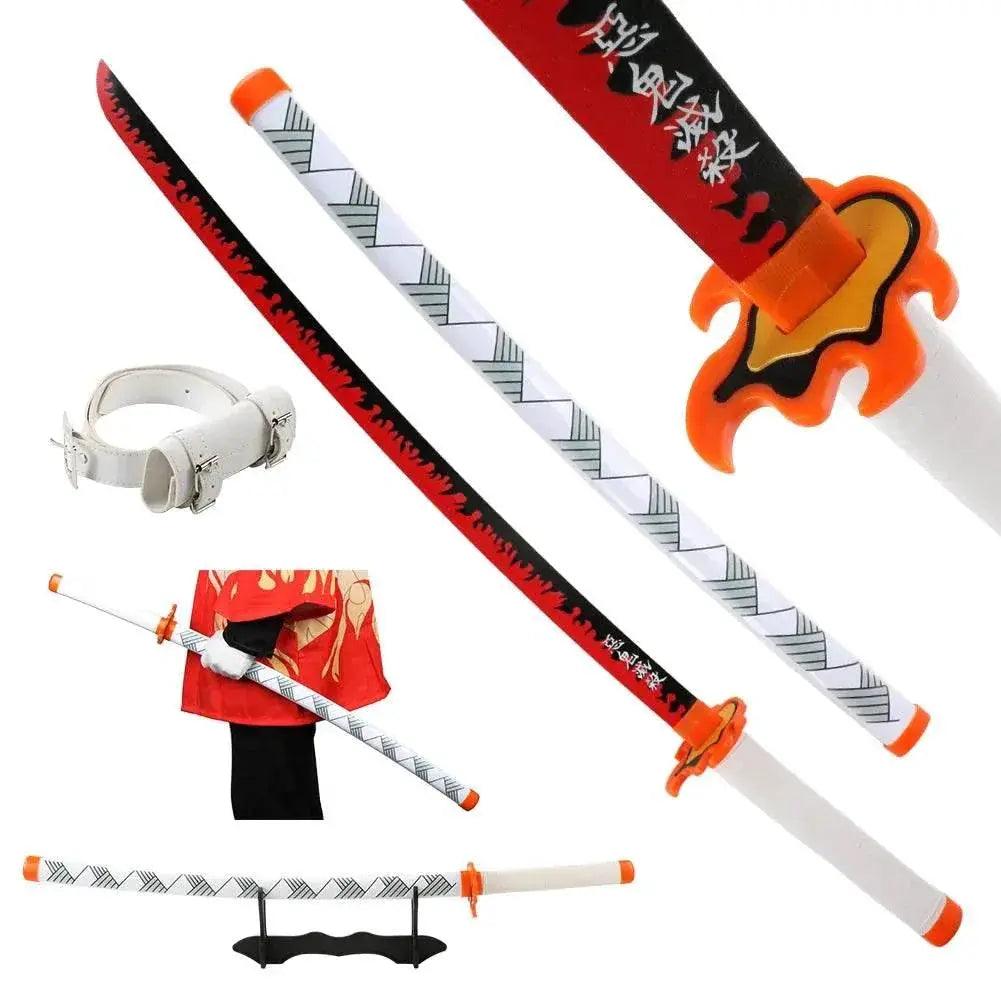  41 Inch Demon Slayer Samurai Katana Sword With Belt And Holder -  ToylandEU™