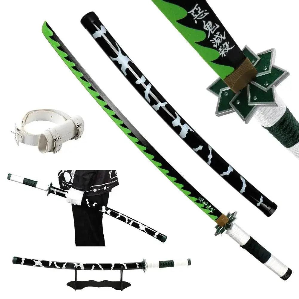  41 Inch Demon Slayer Samurai Katana Sword With Belt And Holder -  ToylandEU™