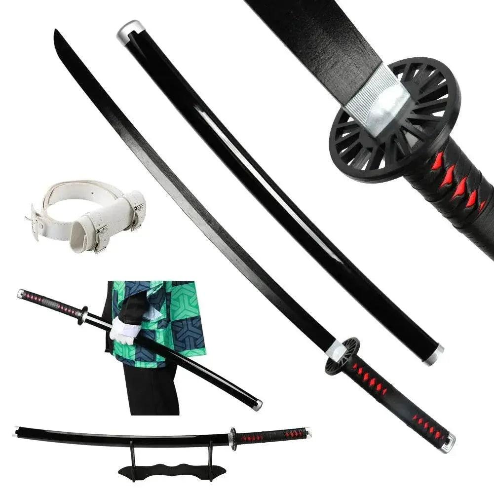  41 Inch Demon Slayer Samurai Katana Sword With Belt And Holder -  ToylandEU™