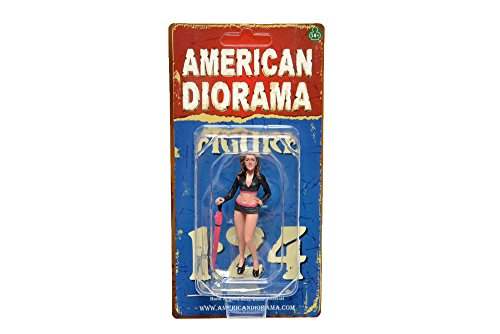 Umbrella Girl II Figure For 1:24 Scale Models | Scale Figure | American Diorama | Collector Quality