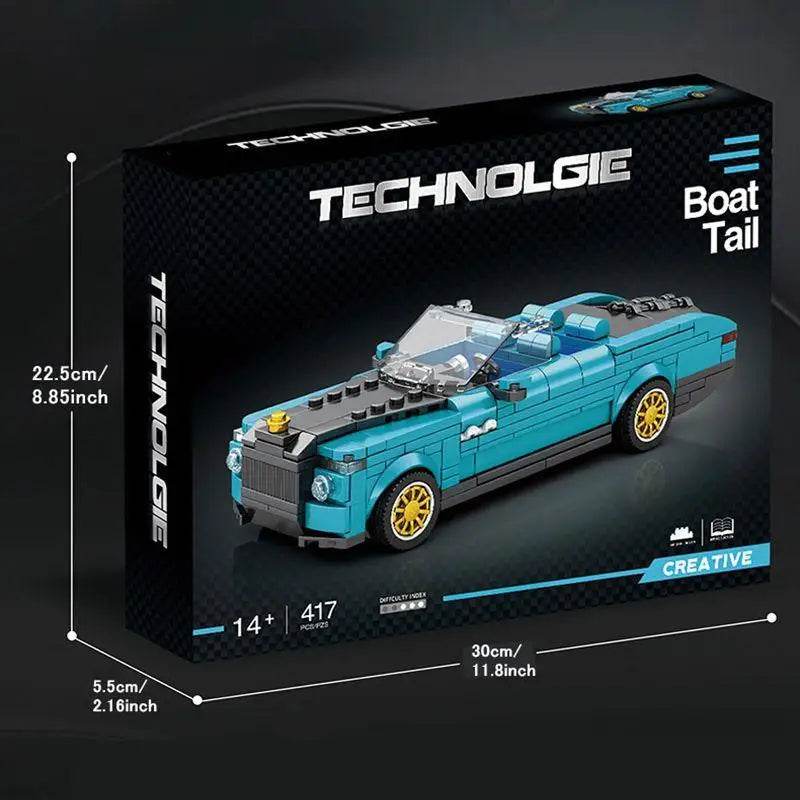 417PCS Retro Luxury Cars Model Building Blocks 1:24 Scale - ToylandEU