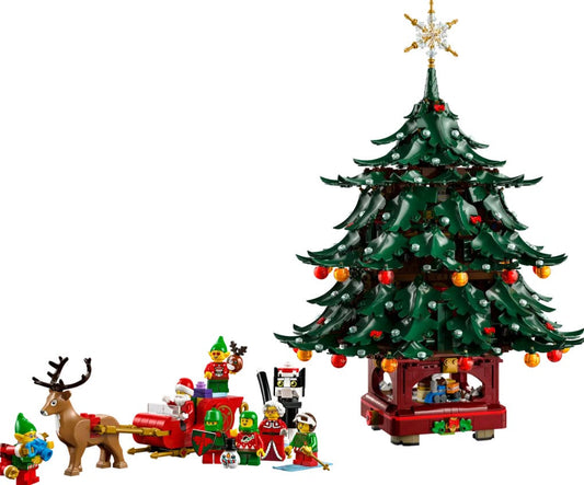 LEGO® Icons Christmas Tree Decoration Set | 3171 Pieces | Ages 9+