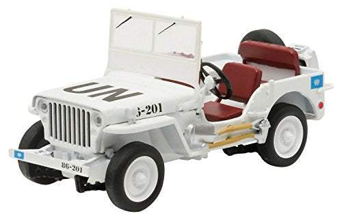 1944 Jeep Willys UN United Nations White | 1/43 Diecast Model Car | Greenlight | Limited Edition