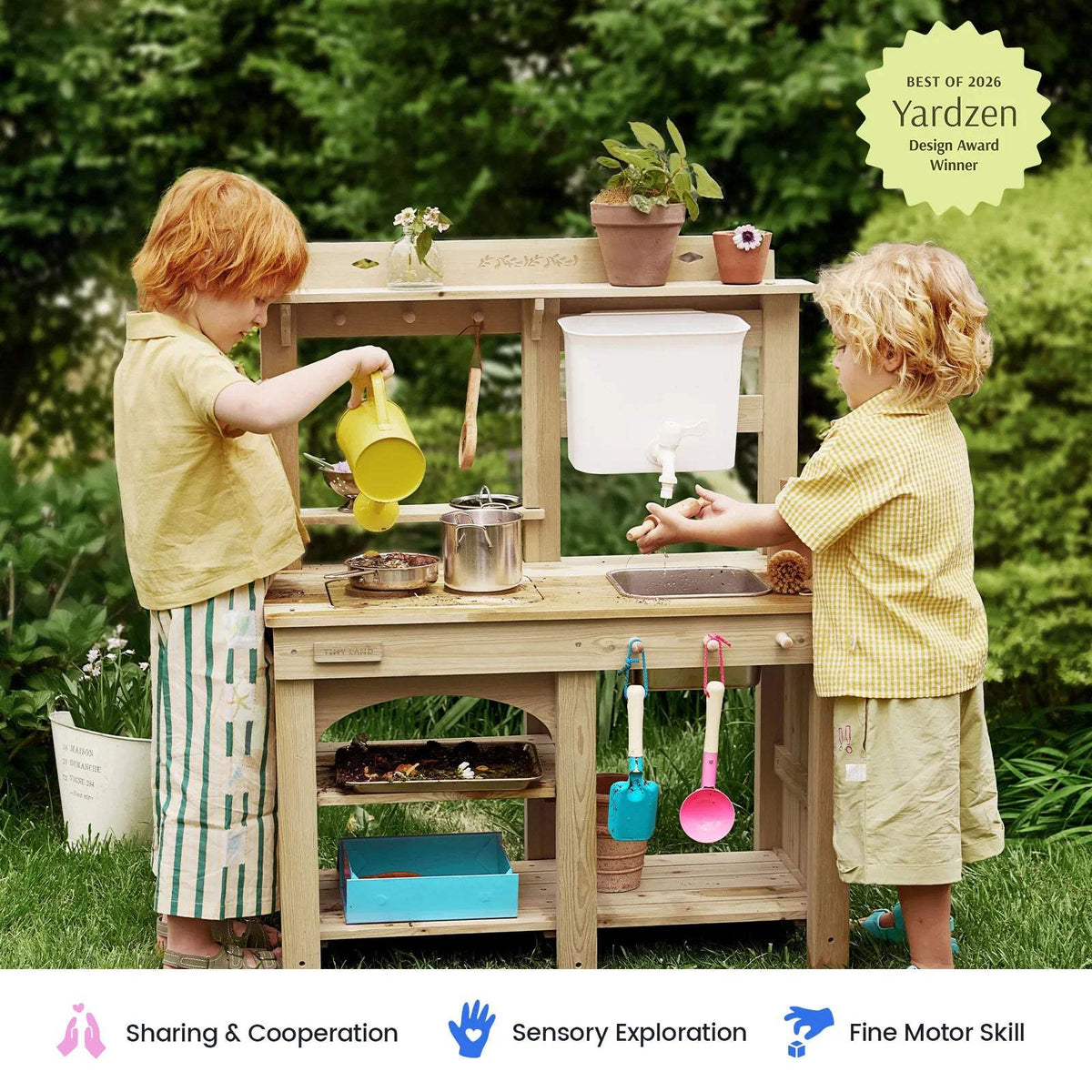 Mud Play Kitchen | Outdoor Water Station | Durable Build | Kids Ages 3 Plus