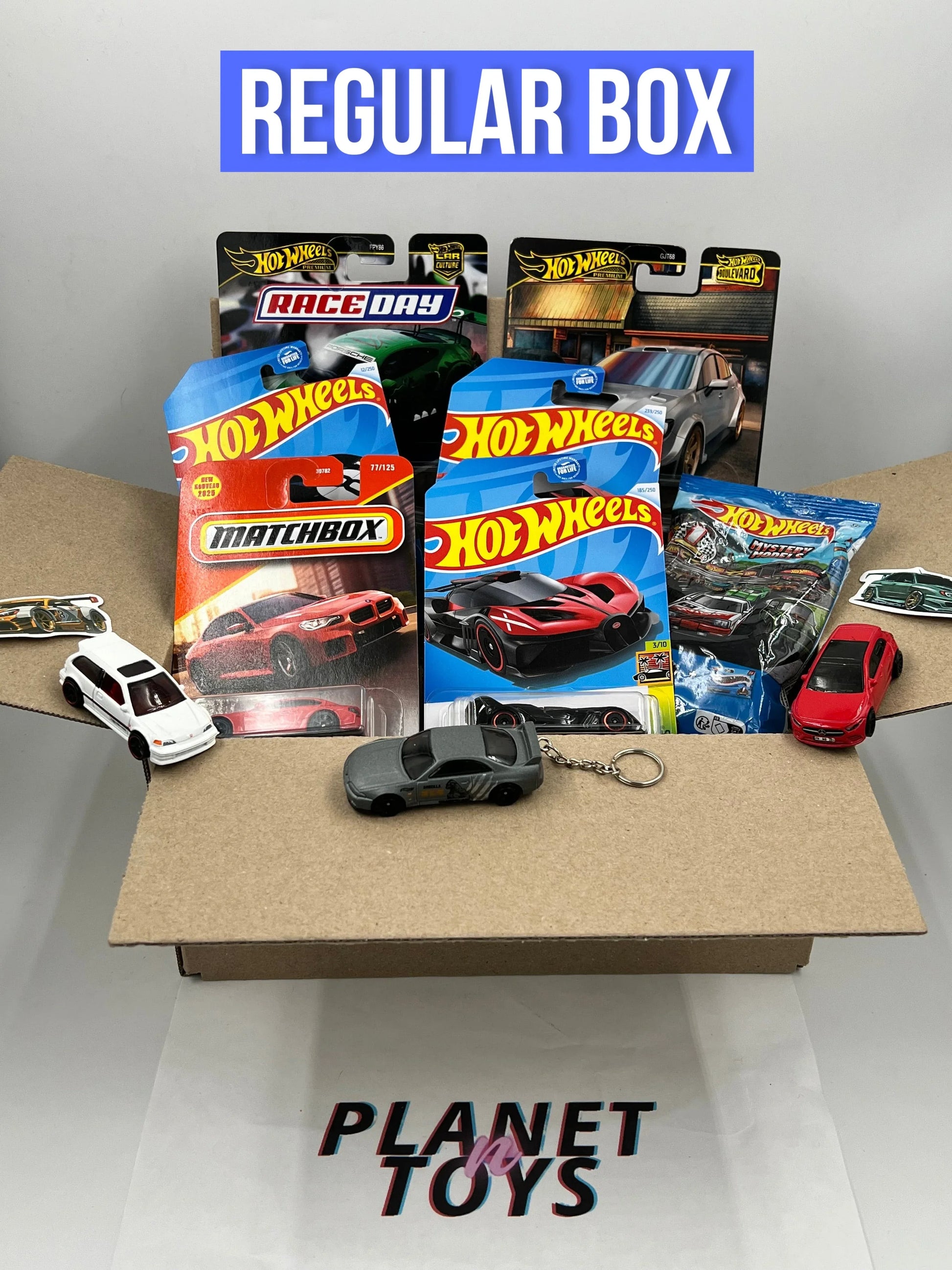 Planet n Toys Diecast Box 1:64 Assorted Collectible Hotwheels/Matchbox - ToylandEU