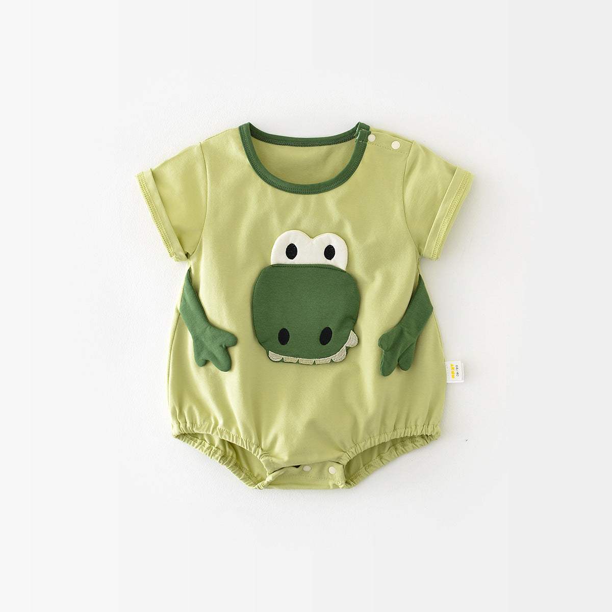 Baby Full Moon Dinosaur Jumpsuit | Light Green | Going-Out Outfit