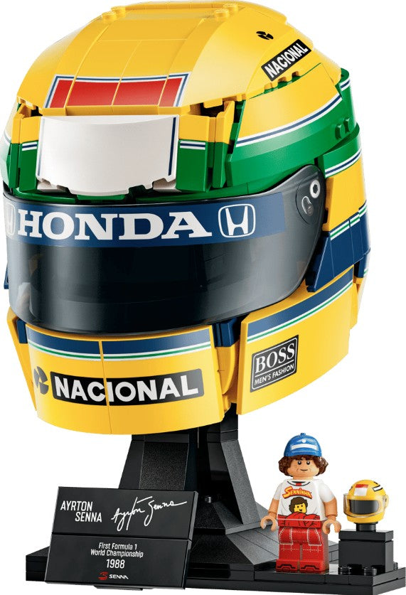 LEGO® Editions Ayrton Senna Helmet Building Set | 931 Pieces | Ages 14+