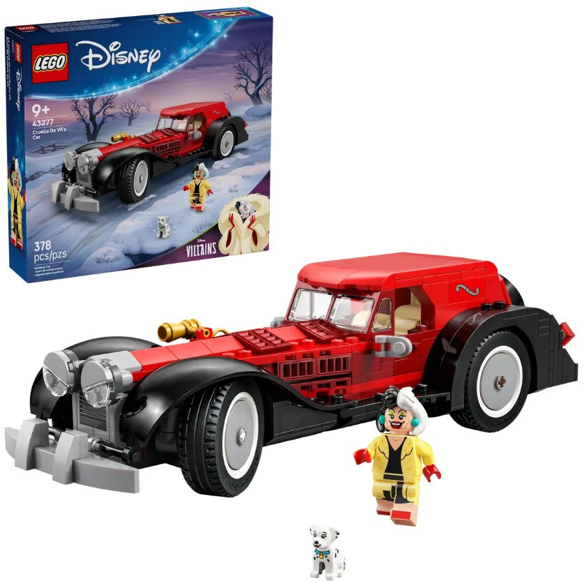 LEGO® Disney Cruella De Vil Car | 378 Pieces | Ages 9+