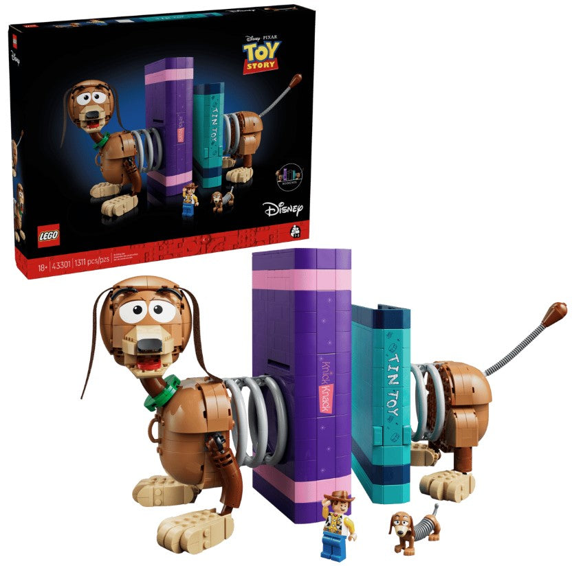 LEGO® Disney Toy Story Slinky Dog Bookends | 1311 Pieces | Ages 18+