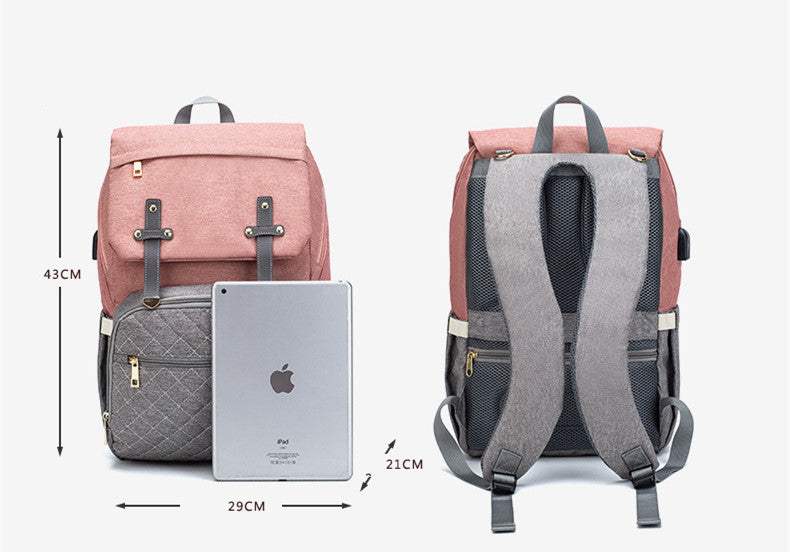 LEQUEEN Large Capacity Mummy Bag | Oxford Cloth