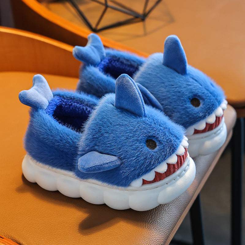Kids' Fluffy Cartoon Winter Shoes | Thick Sole