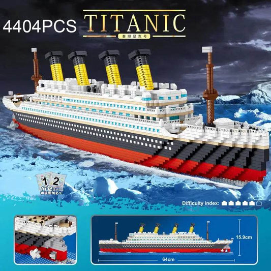 4404PCS Titanic Building Blocks Mini Assemble Toys Kits For Children - ToylandEU