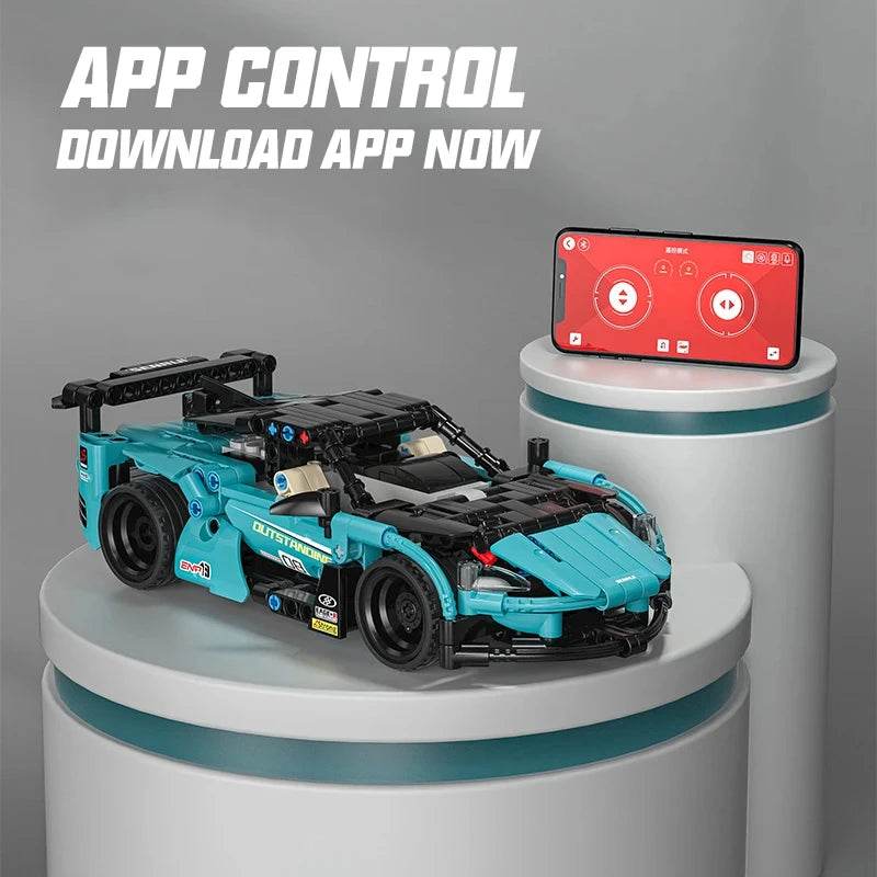 440PCS RC Car Sports Car Building Blocks TECHNICAL STEM Toys - ToylandEU