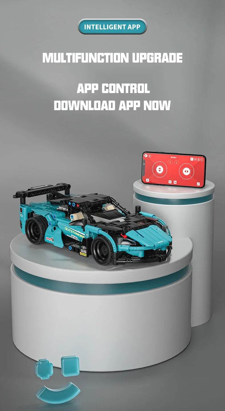 440PCS RC Car Sports Car Building Blocks TECHNICAL STEM Toys - ToylandEU