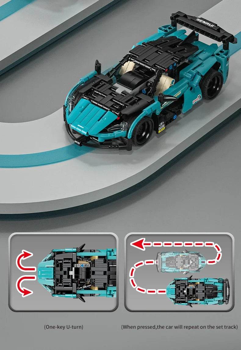 440PCS RC Car Sports Car Building Blocks TECHNICAL STEM Toys - ToylandEU