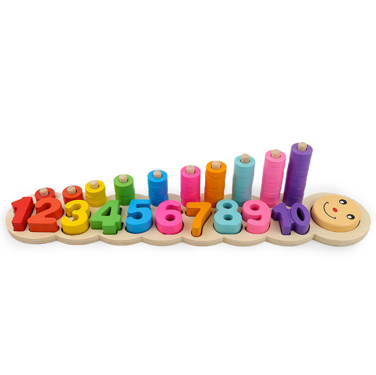 Wooden Logarithmic Board for Early Childhood Education Toyland EU