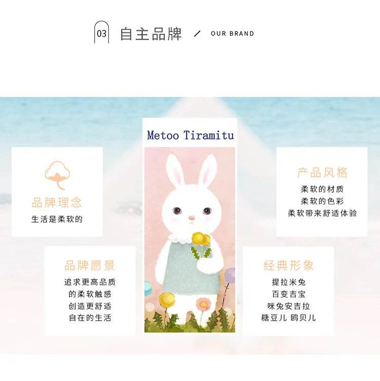 44CM Metoo Genuine Keppel Stuffed Dolls for Girls Soft Plush Black Dolls with Unicorn Ring - ToylandEU