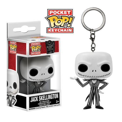 Keychain | Jack Skellington | 1.5 Inch Vinyl | Nightmare Before Christmas
