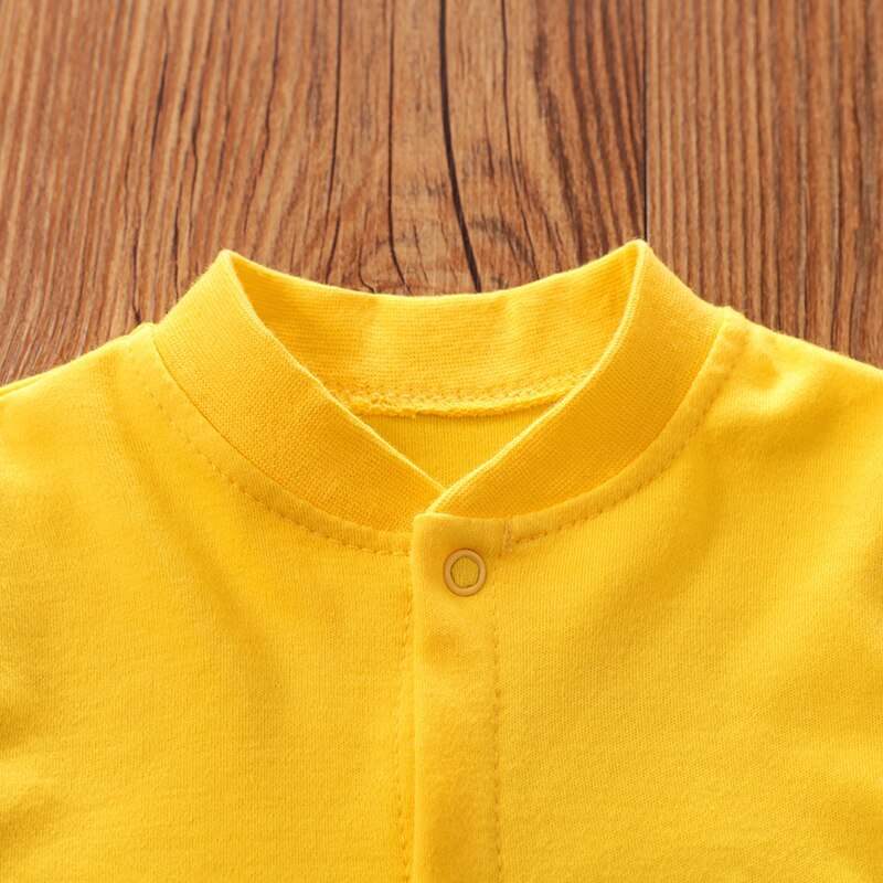 Baby Cotton One-Piece Bodysuit | Sizes 59-66+ | Size Chart Included