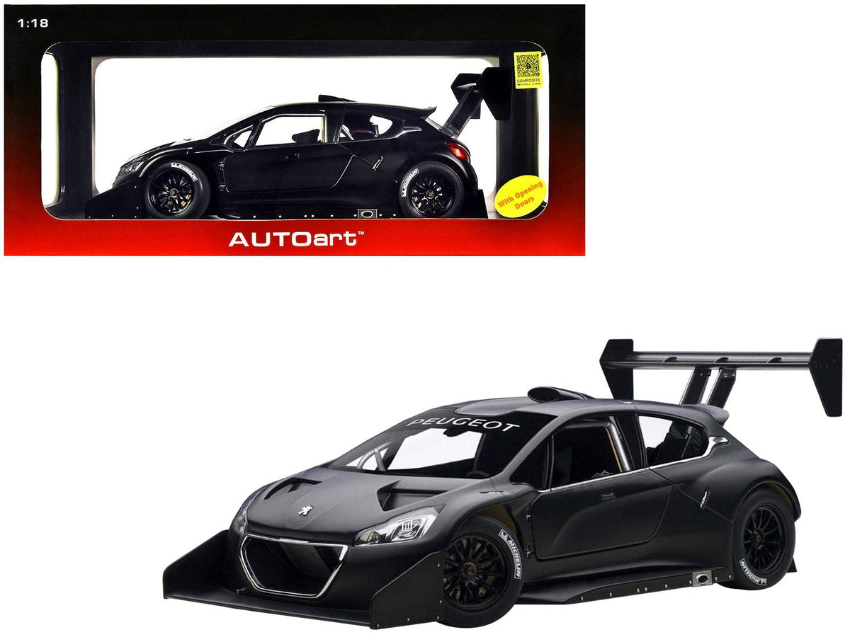 Autoart Peugeot 208 T16 Pikes Peak | 1/18 Scale | Plain Black