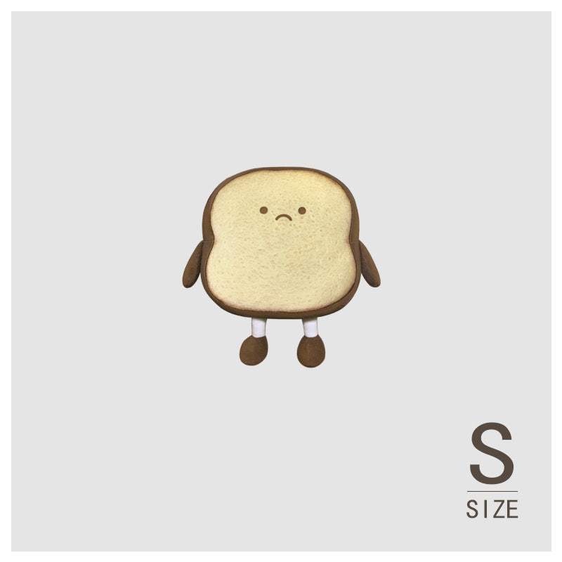 Toast Bread Plush Pillow | Short Plush, Roasted Style