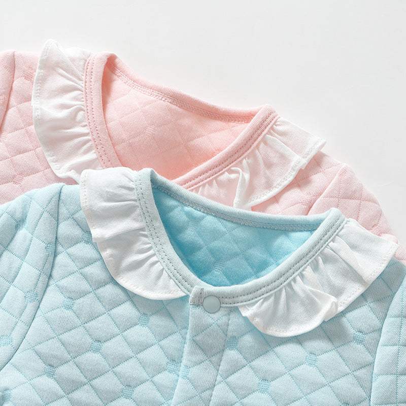 Baby Girl Korean Romper Jumpsuit | Pink And Blue | 59-90 cm