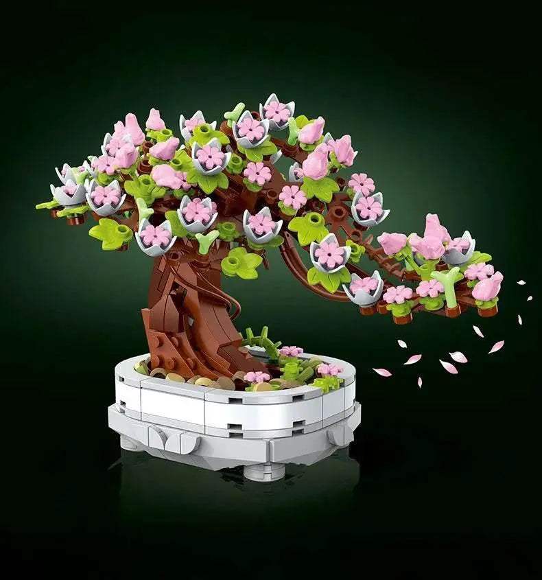 462PCS Bonsai Building Block Flower Cherry Blossom Tree Toys - ToylandEU