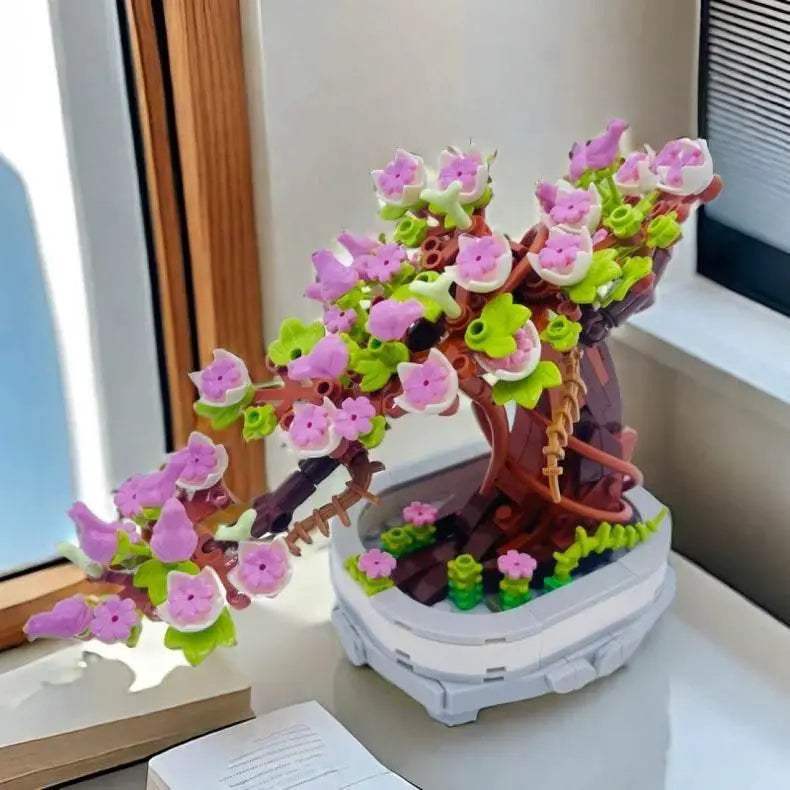 462PCS Bonsai Building Block Flower Cherry Blossom Tree Toys - ToylandEU
