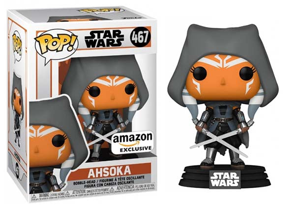 Ahsoka Hooded Duel Sabers Funko Pop Star Wars Exclusive