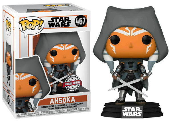 Ahsoka Hooded Duel Sabers Funko Pop Special Edition