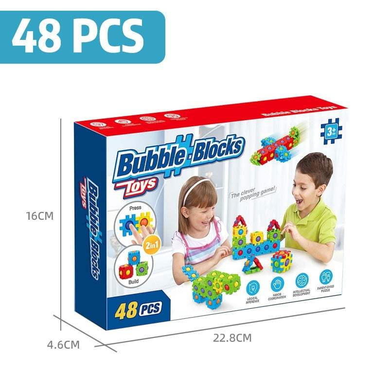 48-Piece Press-To-Build Block Set | Assembly