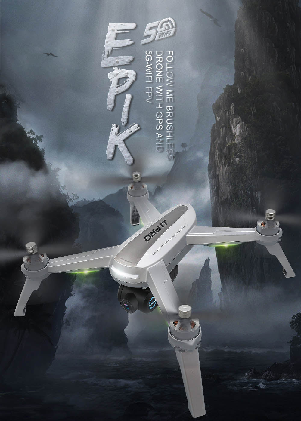 X5 GPS Positioning 2K Brushless HD Aerial Drone - ToylandEU