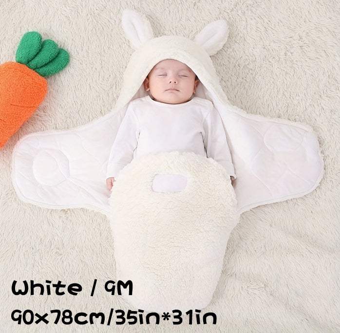 Super Soft Baby Sleeping Bag | Fluffy Fleece Swaddle Blanket | Unisex