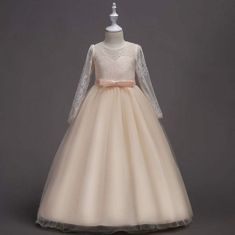 Kids' Long Flower Girl Dress | Polyester