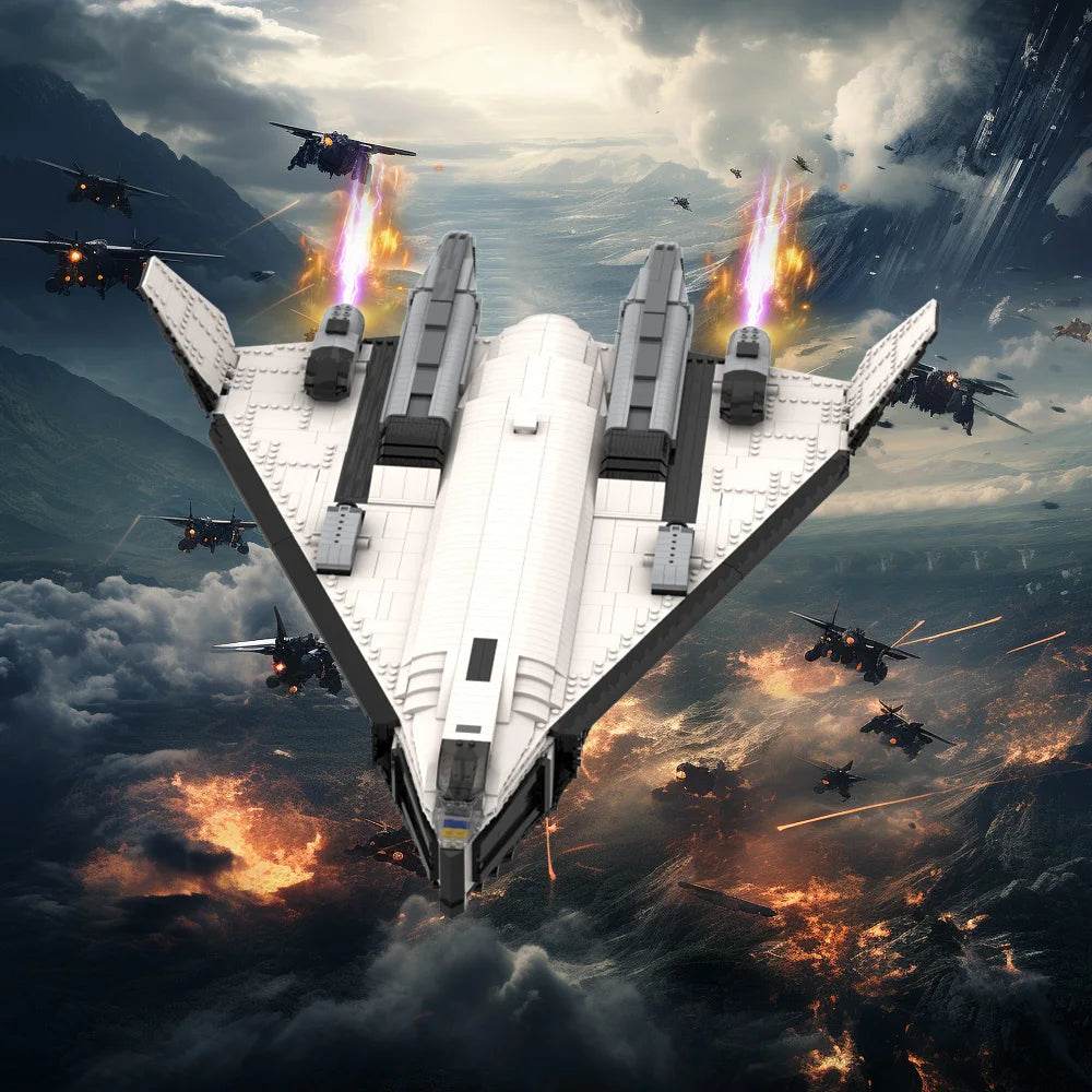 4741PCS MOC Hot Avatars Movie Valkyrie Shuttle Building Blocks Building Bricks MOC - ToylandEU