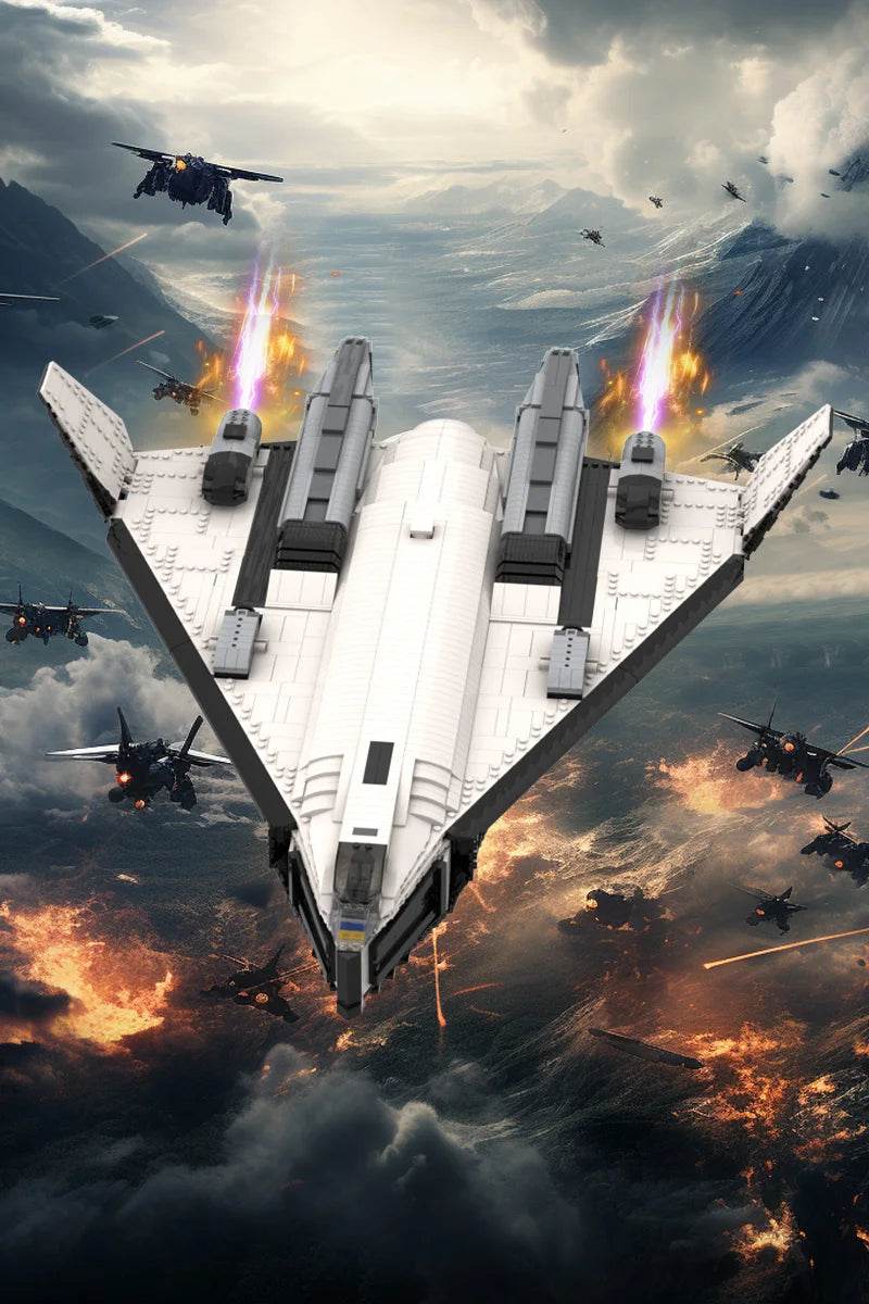 4741PCS MOC Hot Avatars Movie Valkyrie Shuttle Building Blocks Building Bricks MOC - ToylandEU